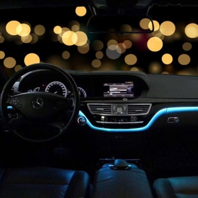  Mercedes W221 S 2004-2013 12 Renk Led Ambians Aydınlatma Seti 