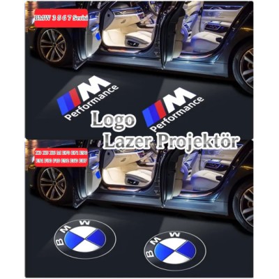 BMW 3 5 6 7 Serisi X3 X5 X6 M E70 E71 E90 E91 F30 F10 E92 E60 E87 Led Oto Kapı Işık Lazer Hoşgeldiniz Hayalet Projektör Lambası