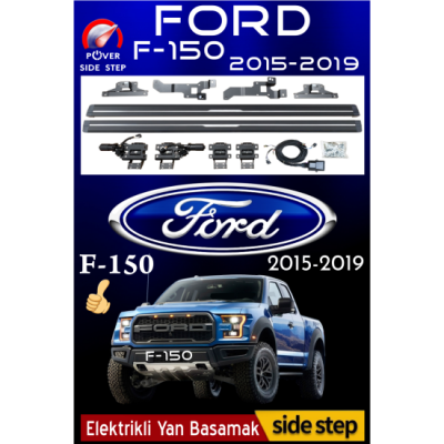 Ford F-150 Elektrikli Yan Basamak 2015-2019